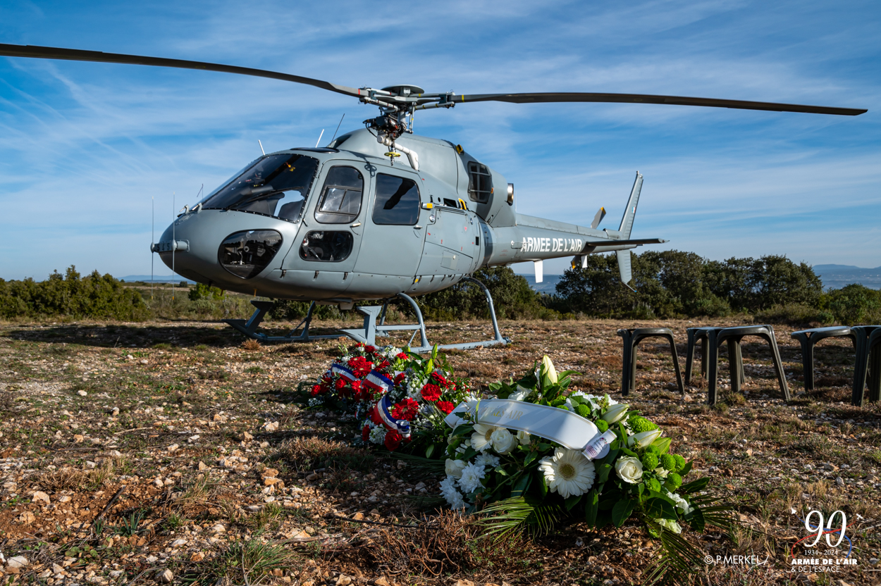Commémoration des 20 ans du crash d'un hélicoptère Fennec