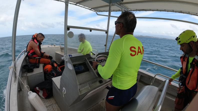 Exercice de sauvetage maritime en Nouvelle-Calédonie