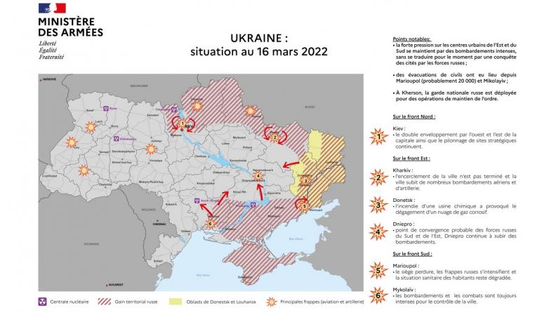 Situation en Ukraine au 16 mars
