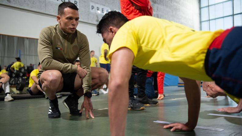 Military physical training specialists play a key role in the preparation of soldiers