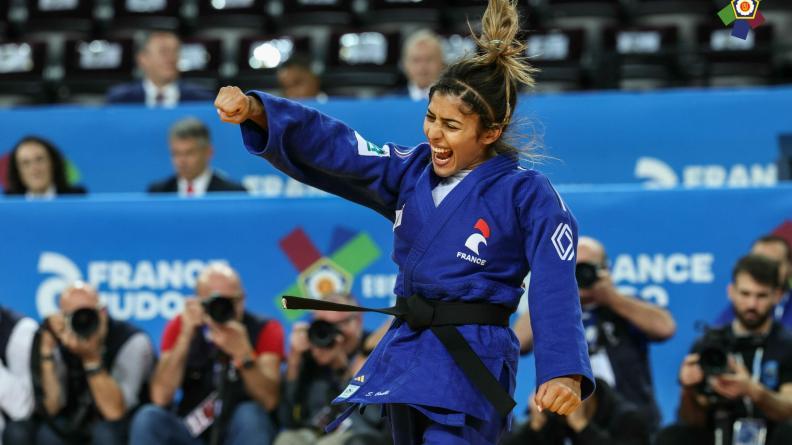 Matelot Shirine Boukli, championne d'Europe de judo en novembre 2023