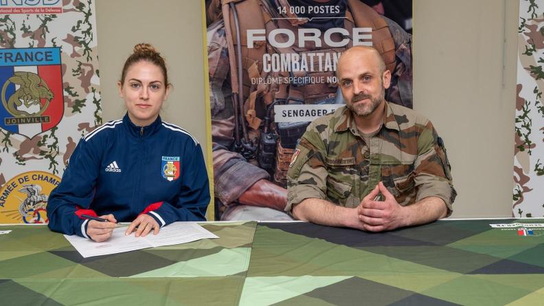 Soldier Solène Butruille is a top-level defence sportswoman
