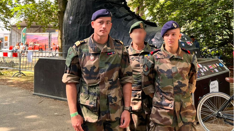  Des fusiliers marins à la marche de Nimègue