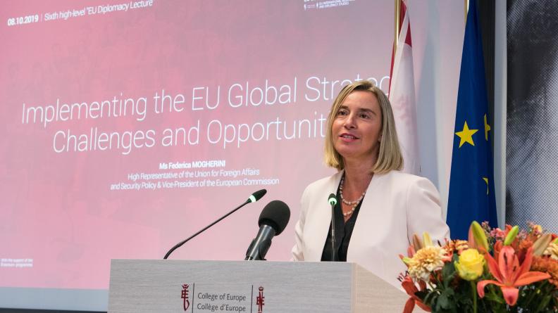 Federica Mogherini, Haute représentante pour les Affaires étrangères de l'UE