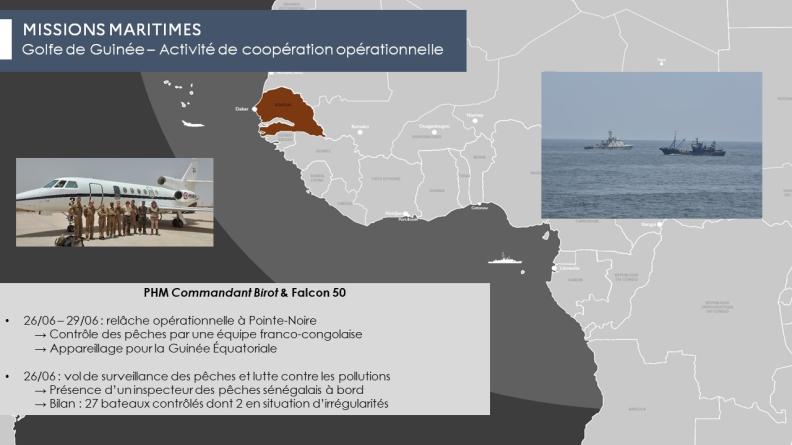 Golfe de Guinée – Activité de coopération opérationnelle