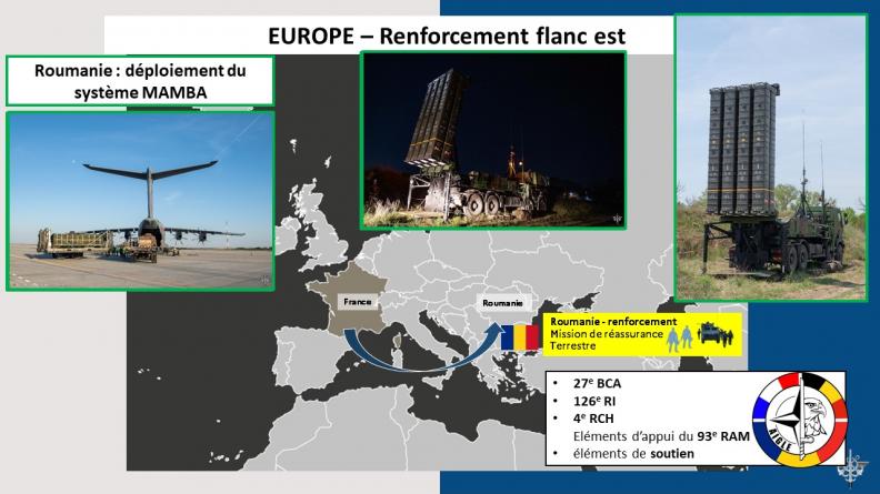 Point de situation des opérations du vendredi 13 au jeudi 19 mai 220522_CARTE_19_EUROPE_FLANC%20EST