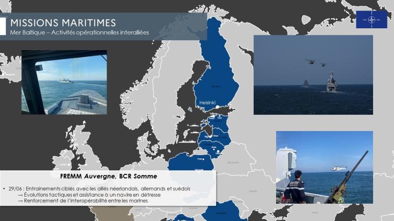 Mer Baltique – Activités opérationelles interalliées 