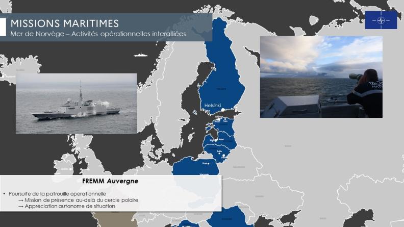 Mer de Norvège – Activités opérationnelles interalliées
