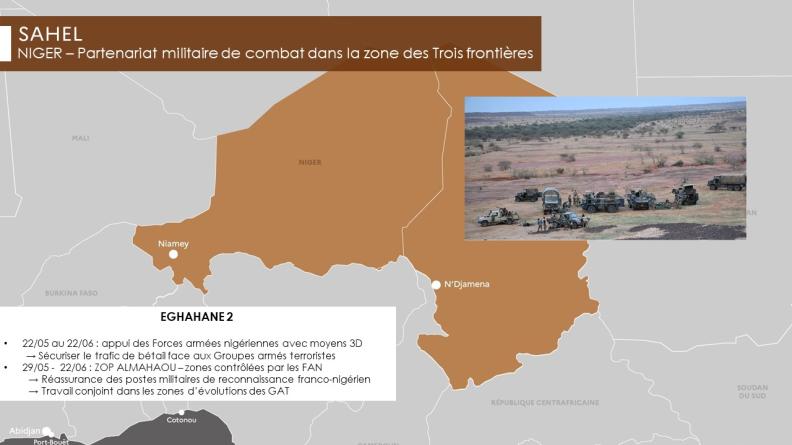 NIGER – Partenariat militaire de combat dans la zone des Trois frontières