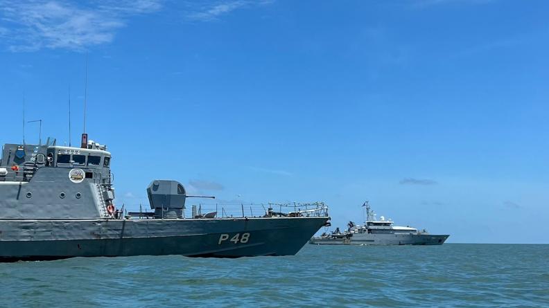 Coopération maritime franco-brésilienne pour le PAG La Confiance