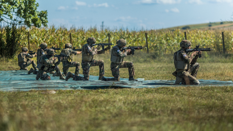 Le bataillon multinational prend part à l’exercice roumain BLACK RHINO