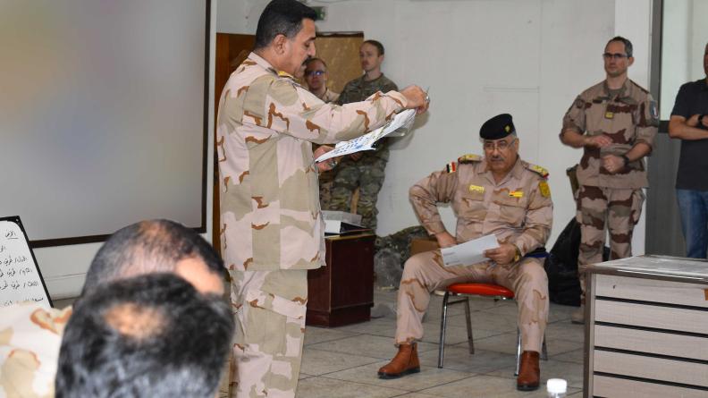  Chammal : Un symposium de planification des opérations avec le partenaire irakien