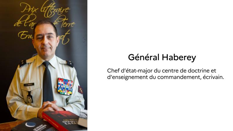 Général Haberey, Chef d’état-major du centre de doctrine et d’enseignement du commandement, écrivain