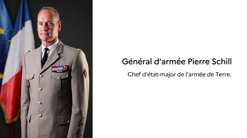 Général d’armée Pierre SCHILL, chef d’état-major de l’armée de Terre.