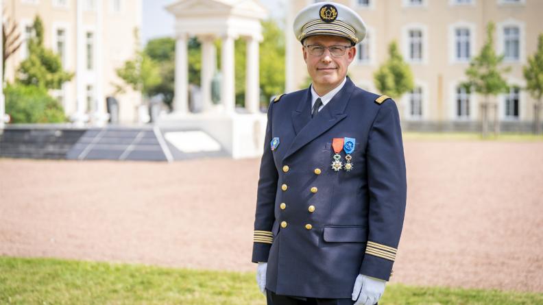 Le Colonel Picaut, directeur de l'ENSIM, au lendemain de la cérémonie annuelle du SID à Angers