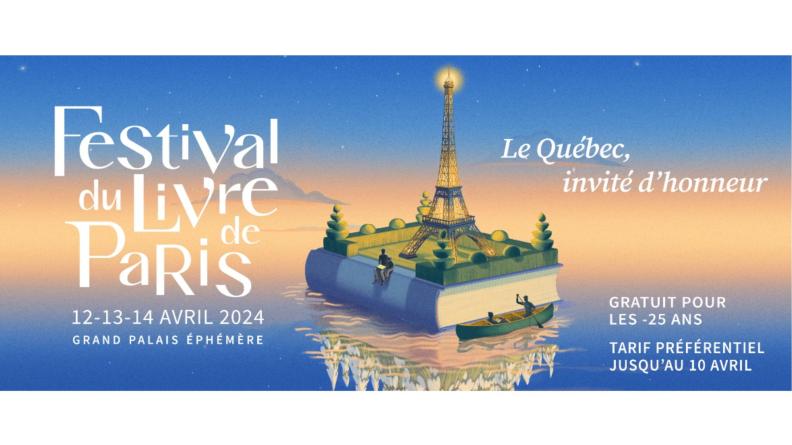 Visuel du festival du livre de Paris
