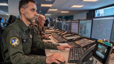 The National Air Operations Center ensures the permanent aviation security posture.