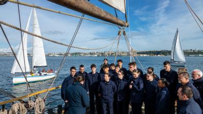 Une armada pour les stagiaires PMM en immersion à Brest