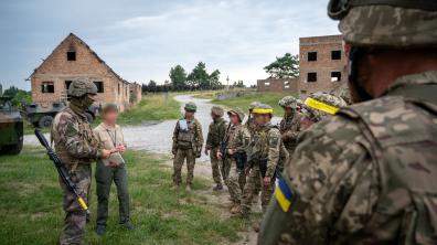 Militaires ukrainiens formés par la France