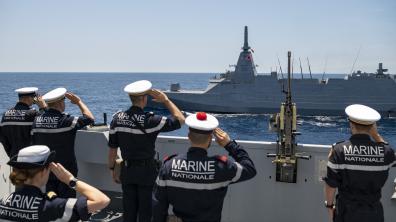Manœuvres conjointes entre les forces maritimes et japonaises FREMM-DA Lorraine 
