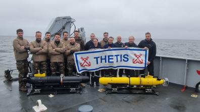 Séquence d’interopérabilité avec la marine lettone pour le BEGM Thétis