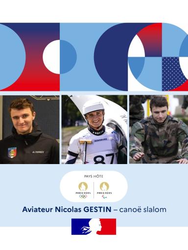 Aviateur Nicolas Gestin, canoë slalom