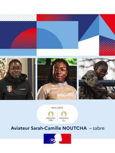 Aviateur Sarah-Camille Noutcha, sabre