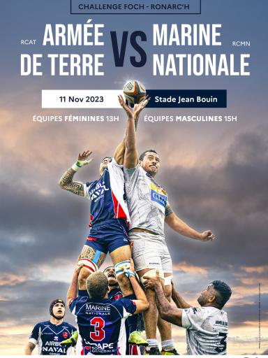 Affiche match rugby rcmn rcat 11 novembre